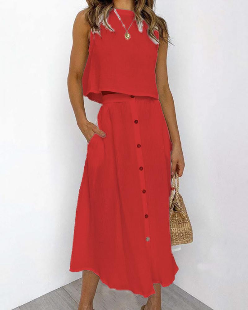 Casual two piece suit