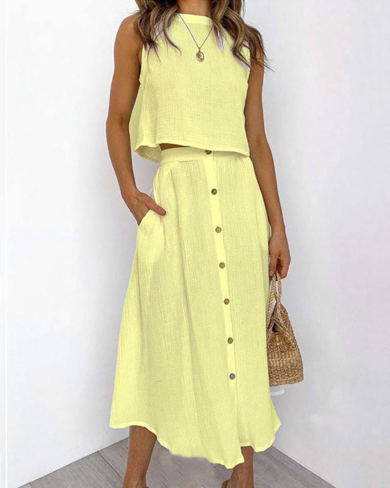 Casual two piece suit