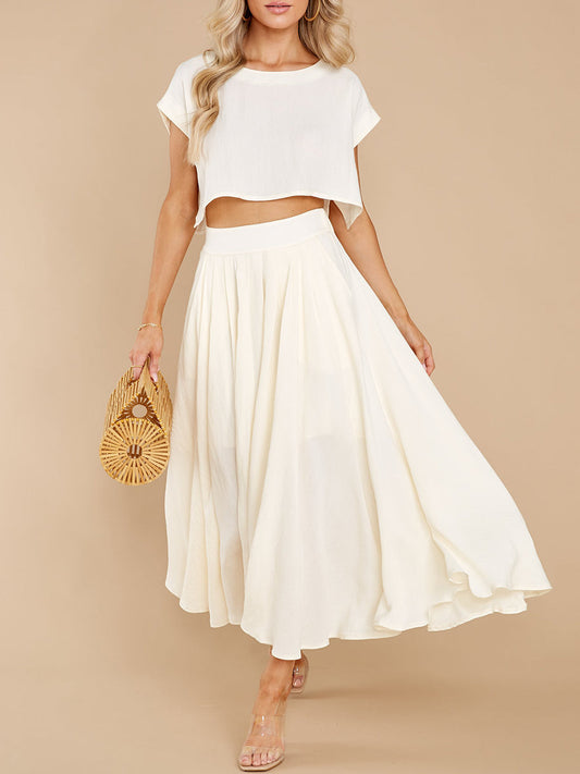 Casual Solid Color Suit