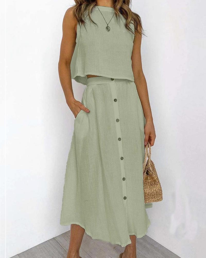 Casual two piece suit