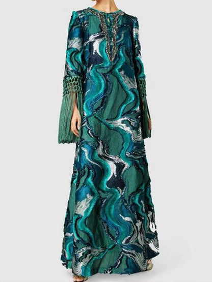 Printed Breathable Loose Jumpsuit