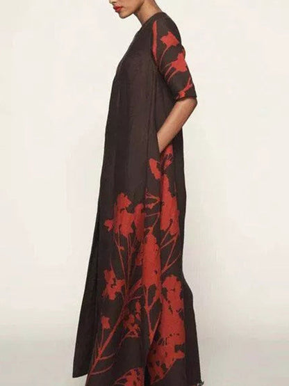 Printed Breathable Loose Jumpsuit