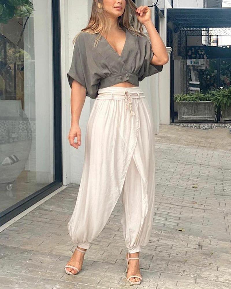 Casual two piece suit