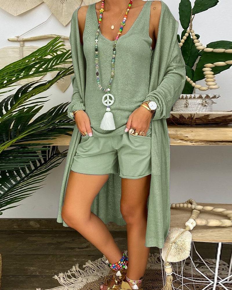 Contrast Casual Suit