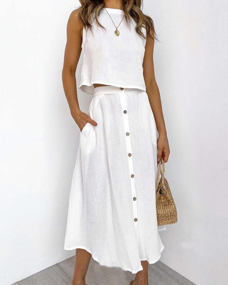 Casual two piece suit