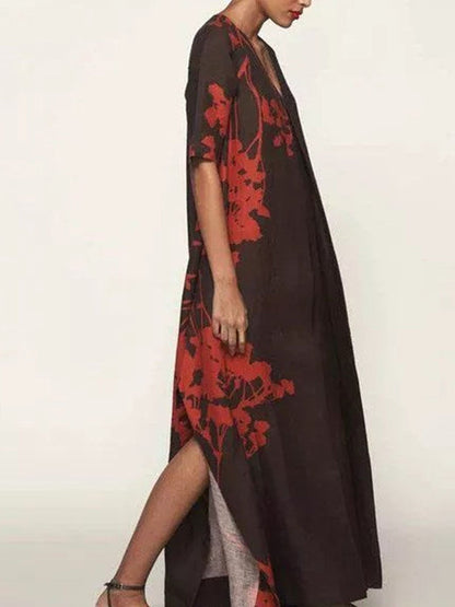 Printed Breathable Loose Jumpsuit